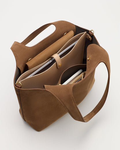 System Tote 16-inch (Suede)