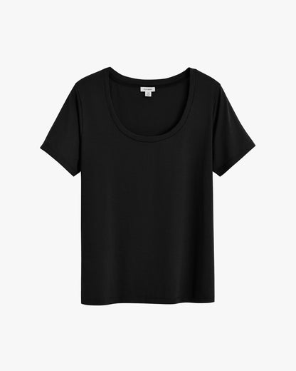 Pima Scoop Neck Tee (Earlier Version)