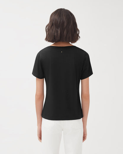Pima Scoop Neck Tee (Earlier Version)