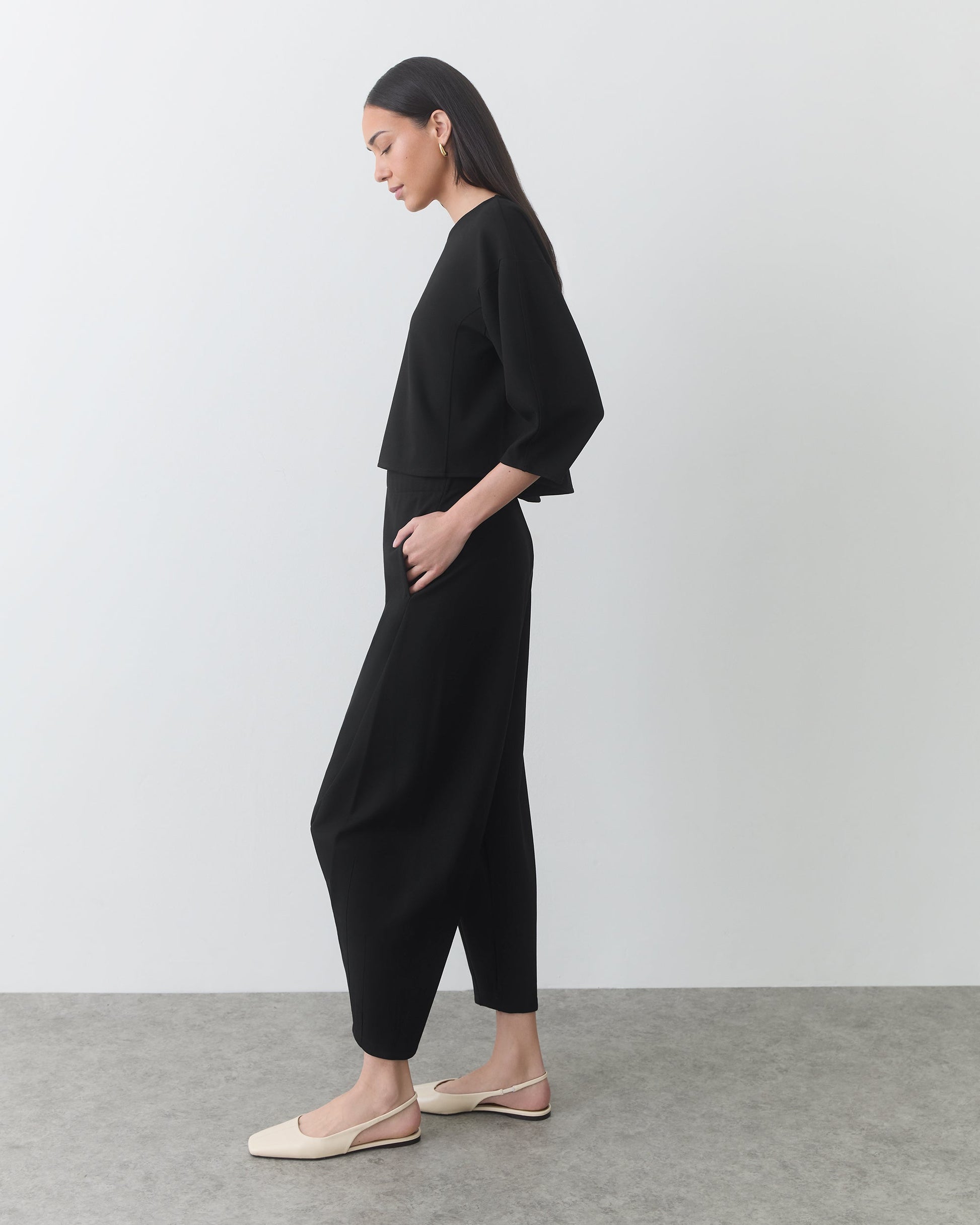 Ponte Barrel Pant