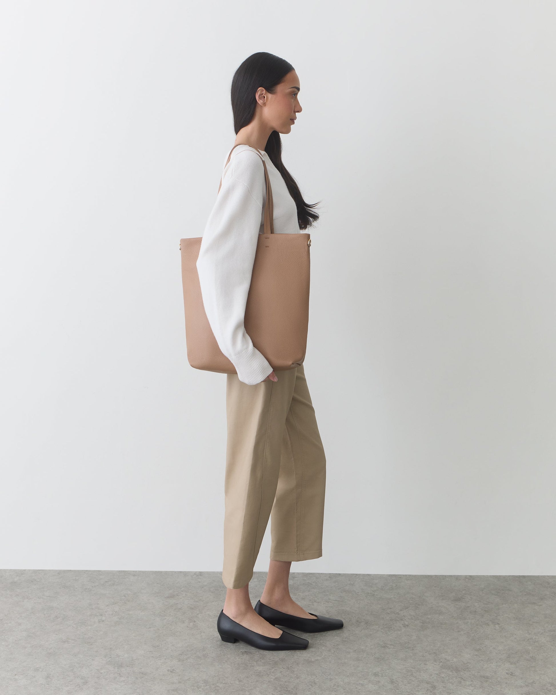 Tall Easy Zipper Tote