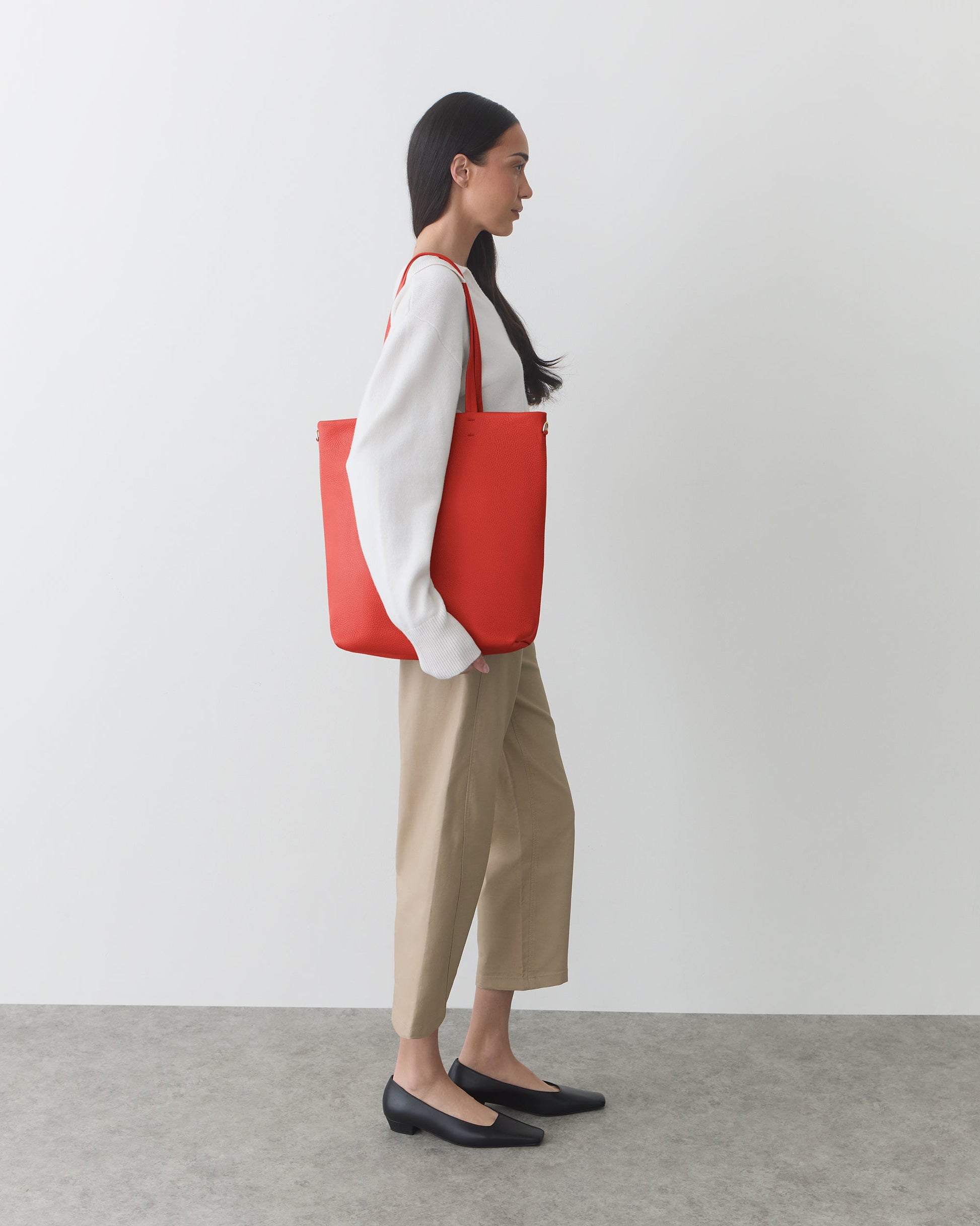 Tall Easy Zipper Tote