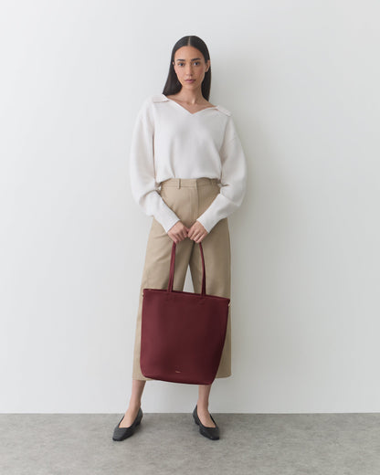 Tall Easy Zipper Tote