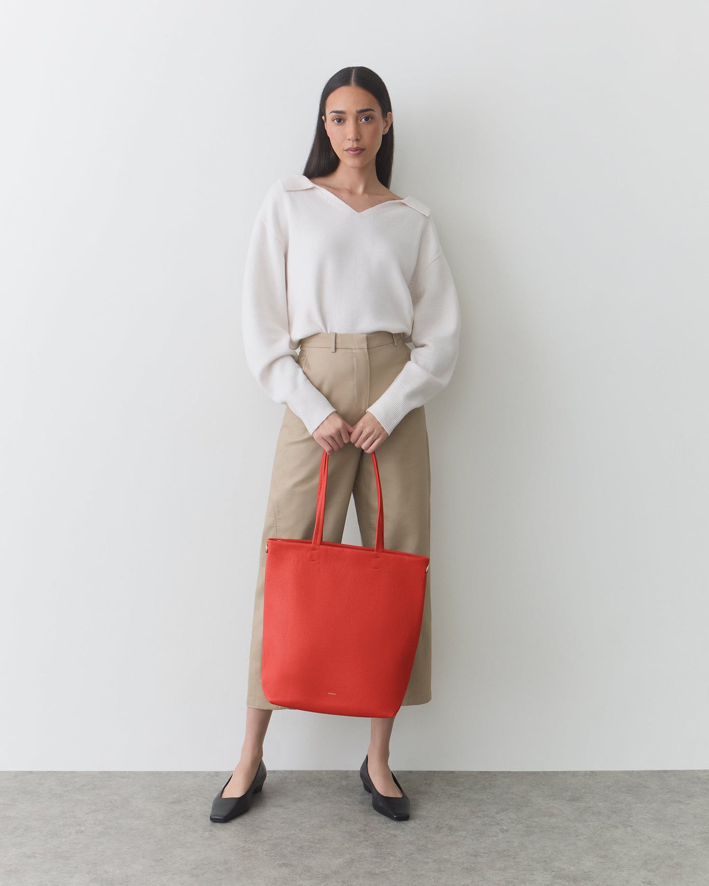Tall Easy Zipper Tote