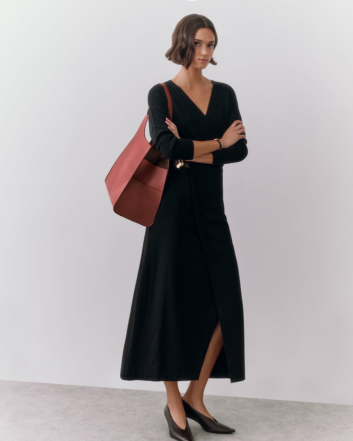 Oversized Double Loop Bag