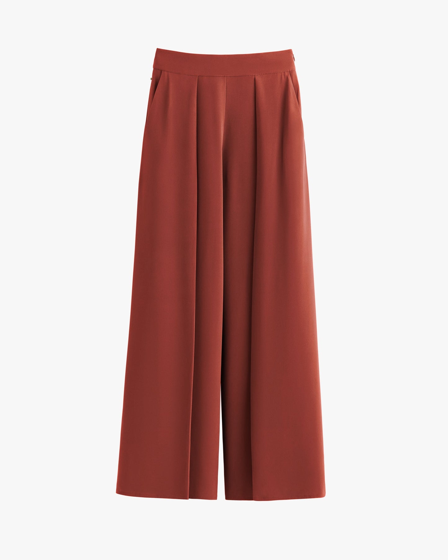 Silk Pleated Pant