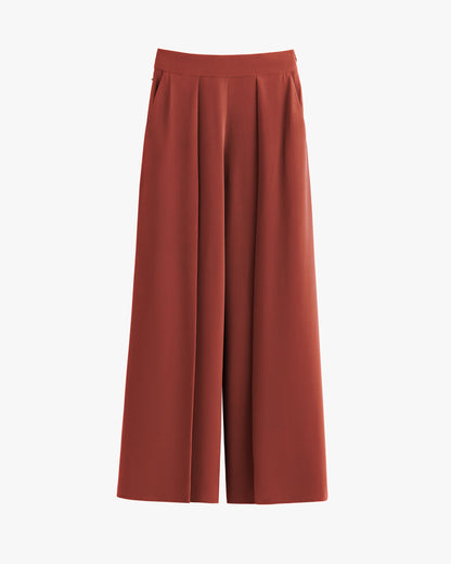 Silk Pleated Pant