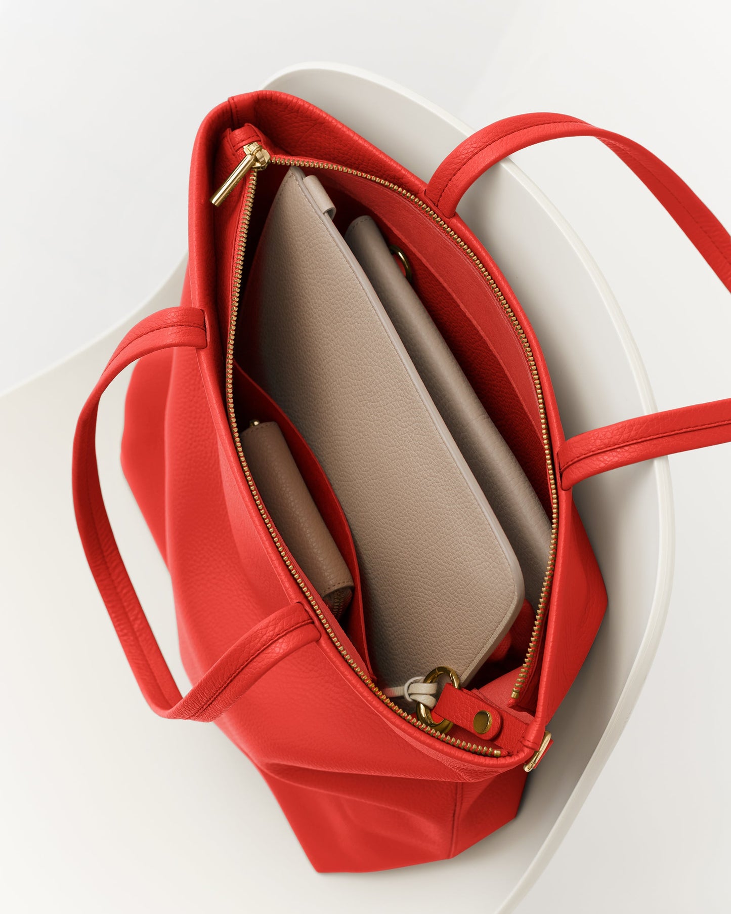 Tall Easy Zipper Tote