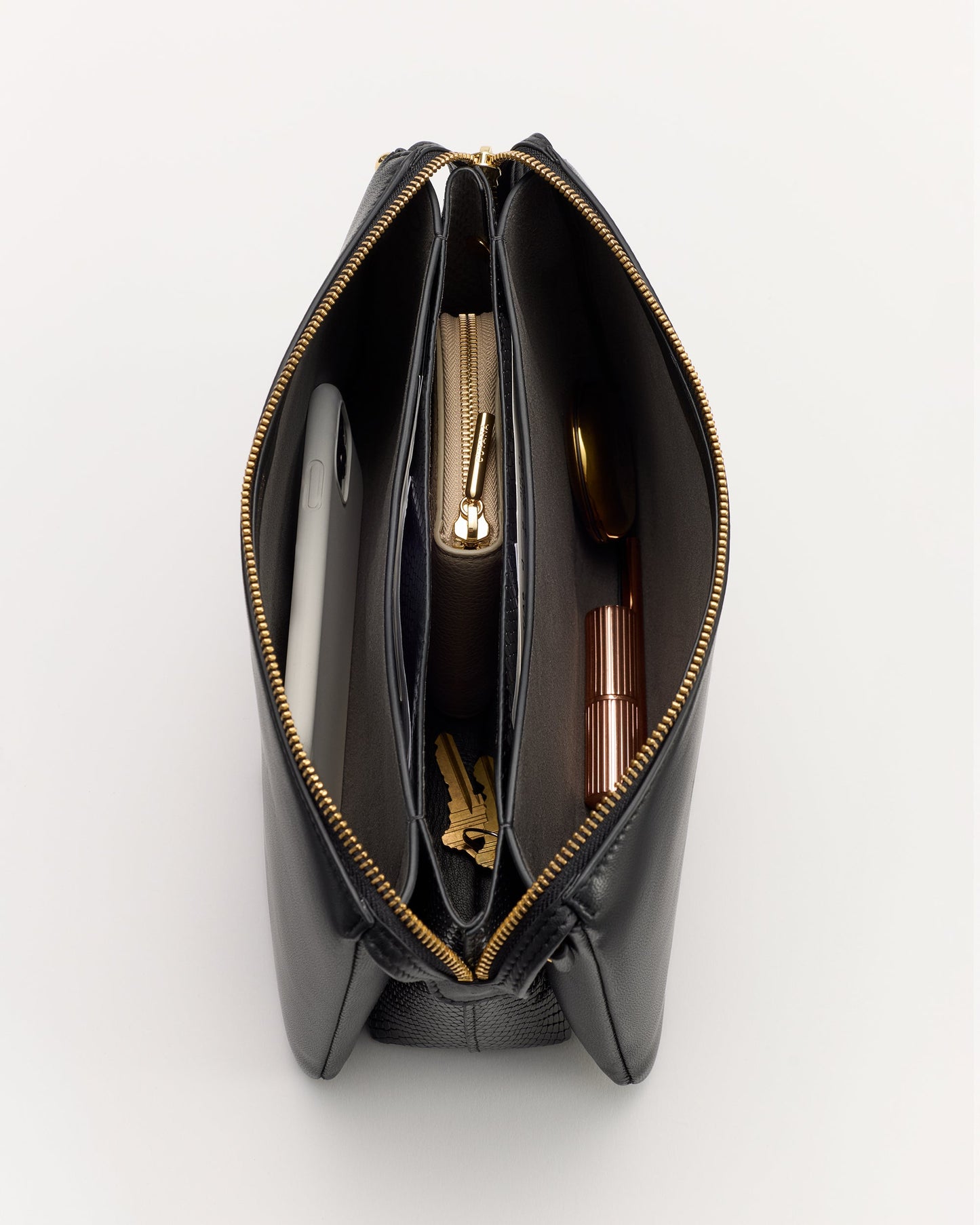 Tria Clutch (Lamb/Snake)