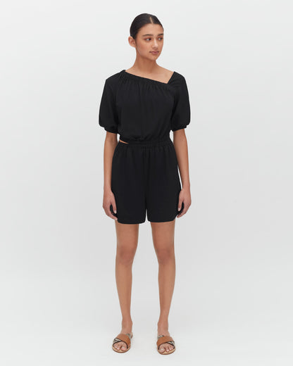 Gathered Front Jumpsuit