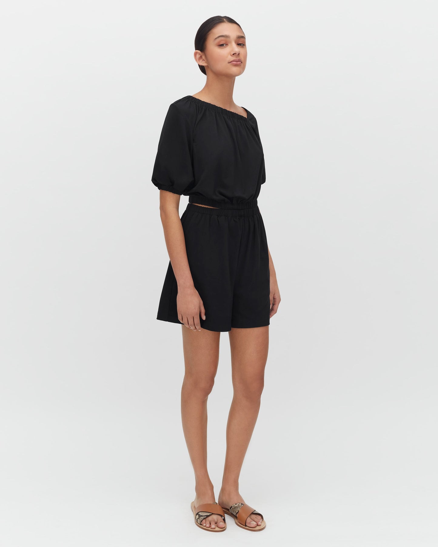 Gathered Front Jumpsuit