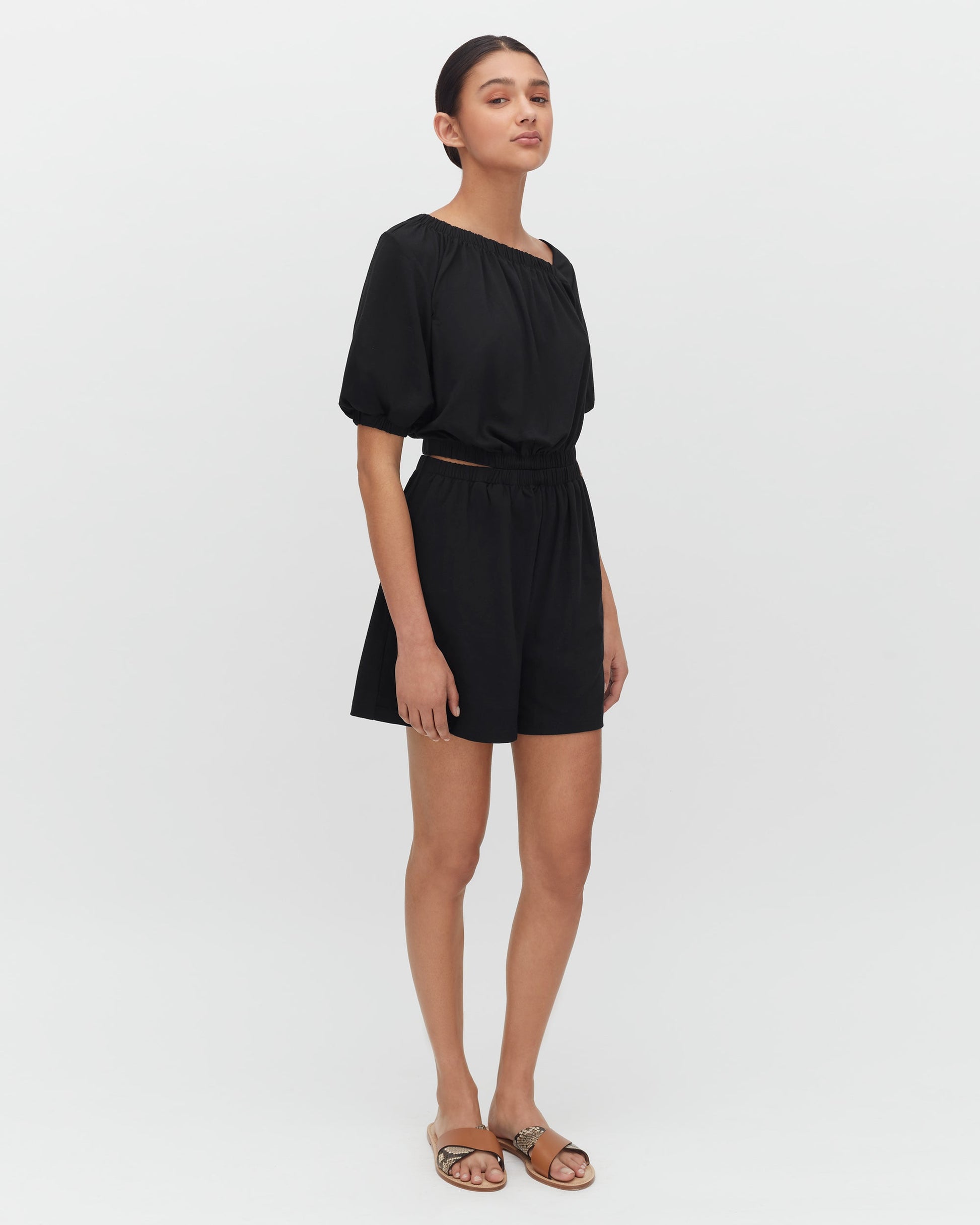 Gathered Front Jumpsuit