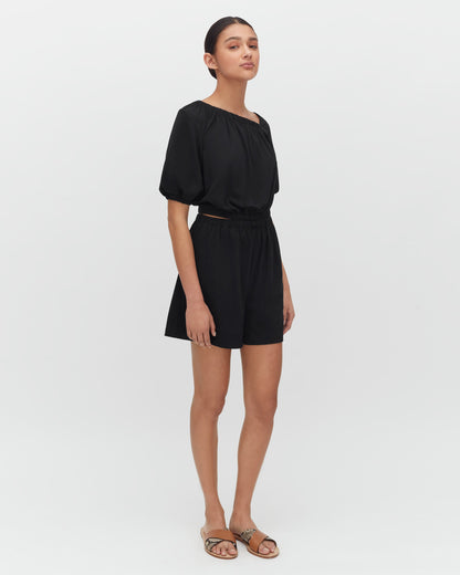 Gathered Front Jumpsuit