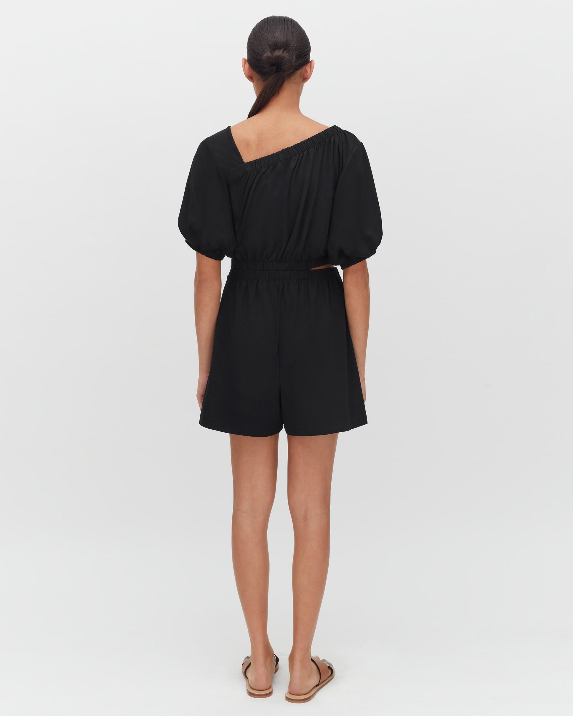 Gathered Front Jumpsuit