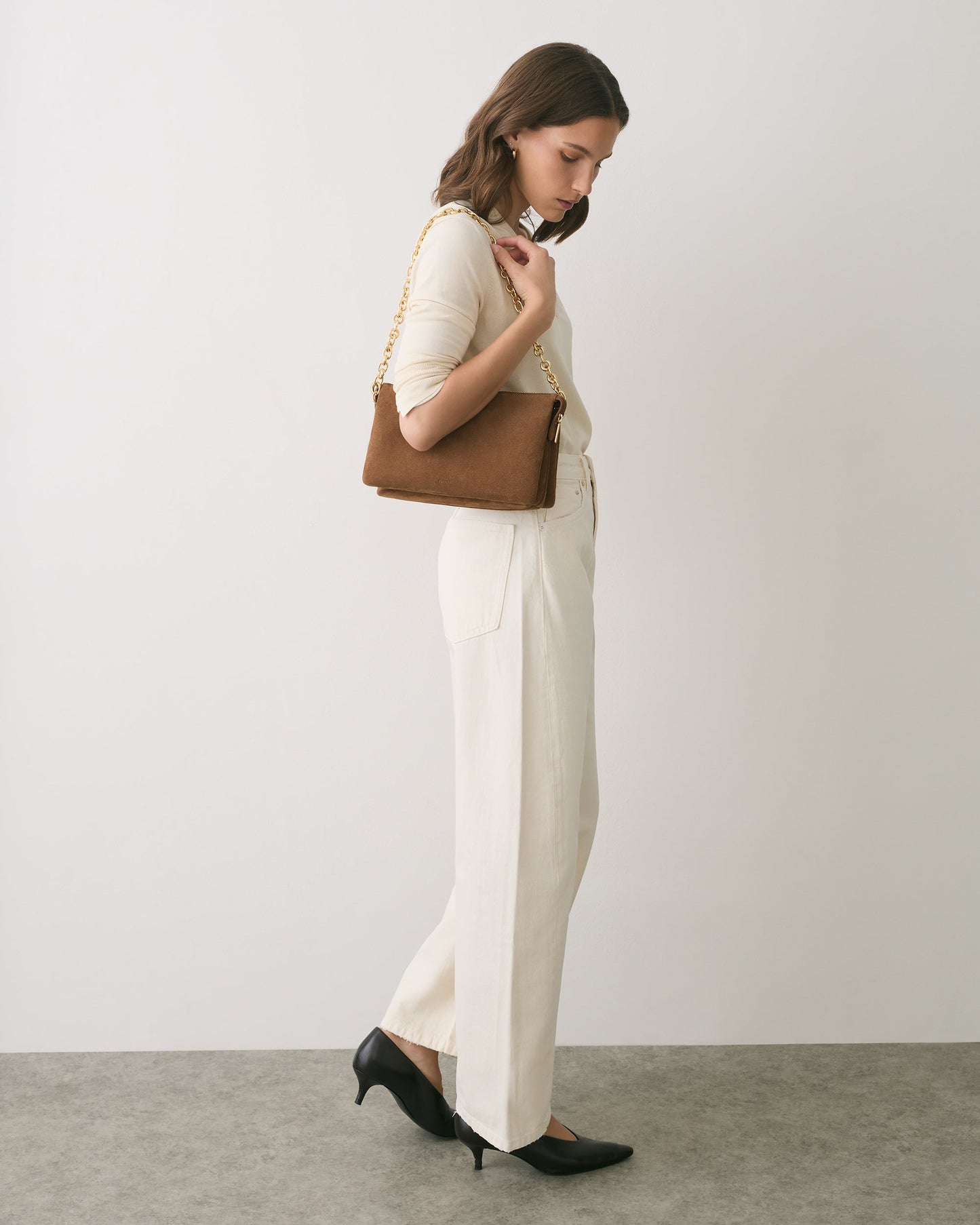 Tria Clutch (Suede Leather)