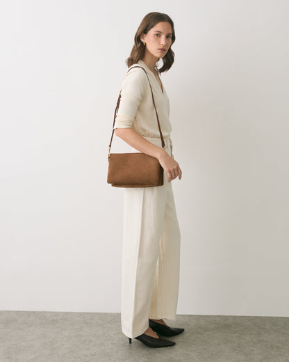 Tria Clutch (Suede Leather)