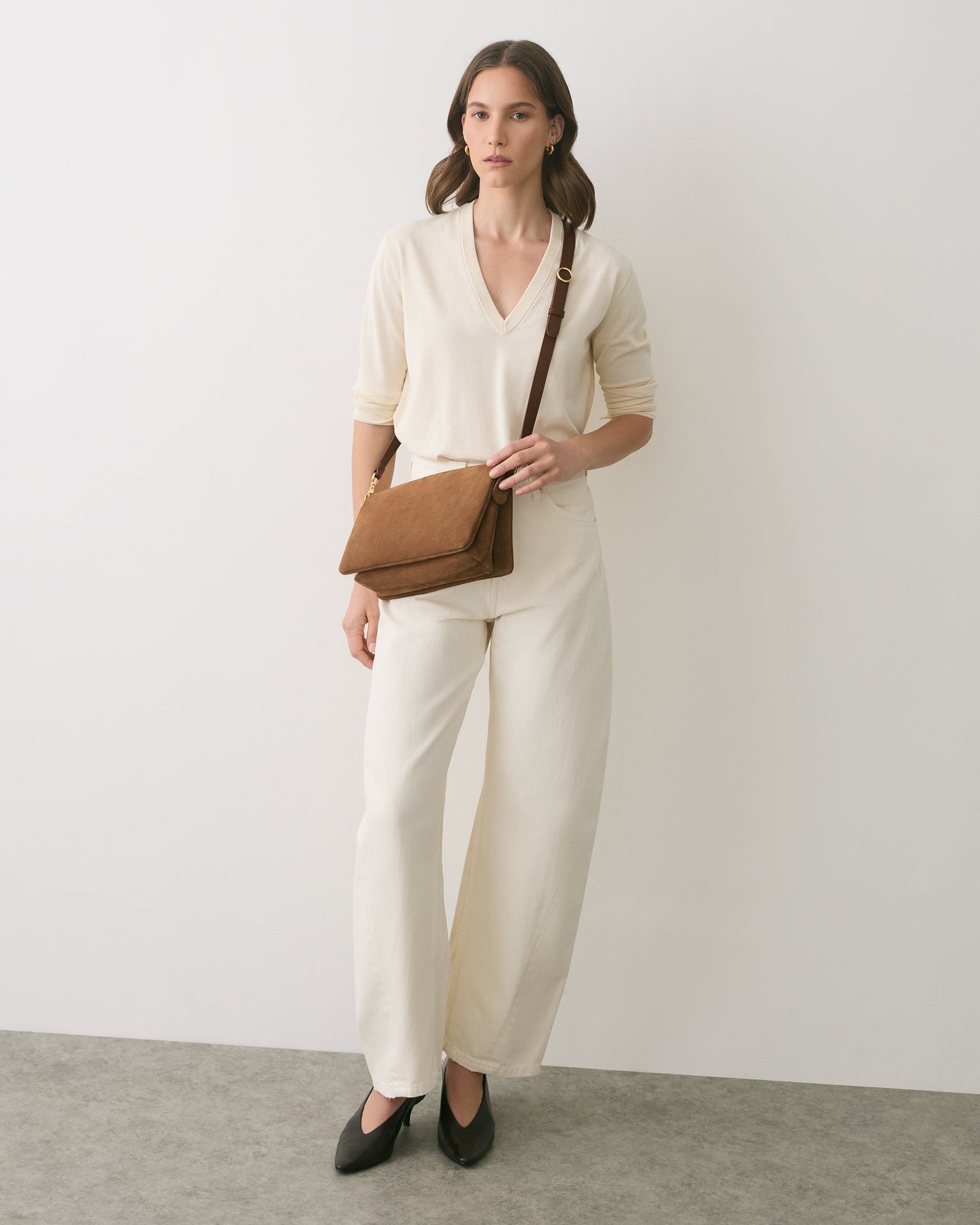 Tria Clutch (Suede Leather)