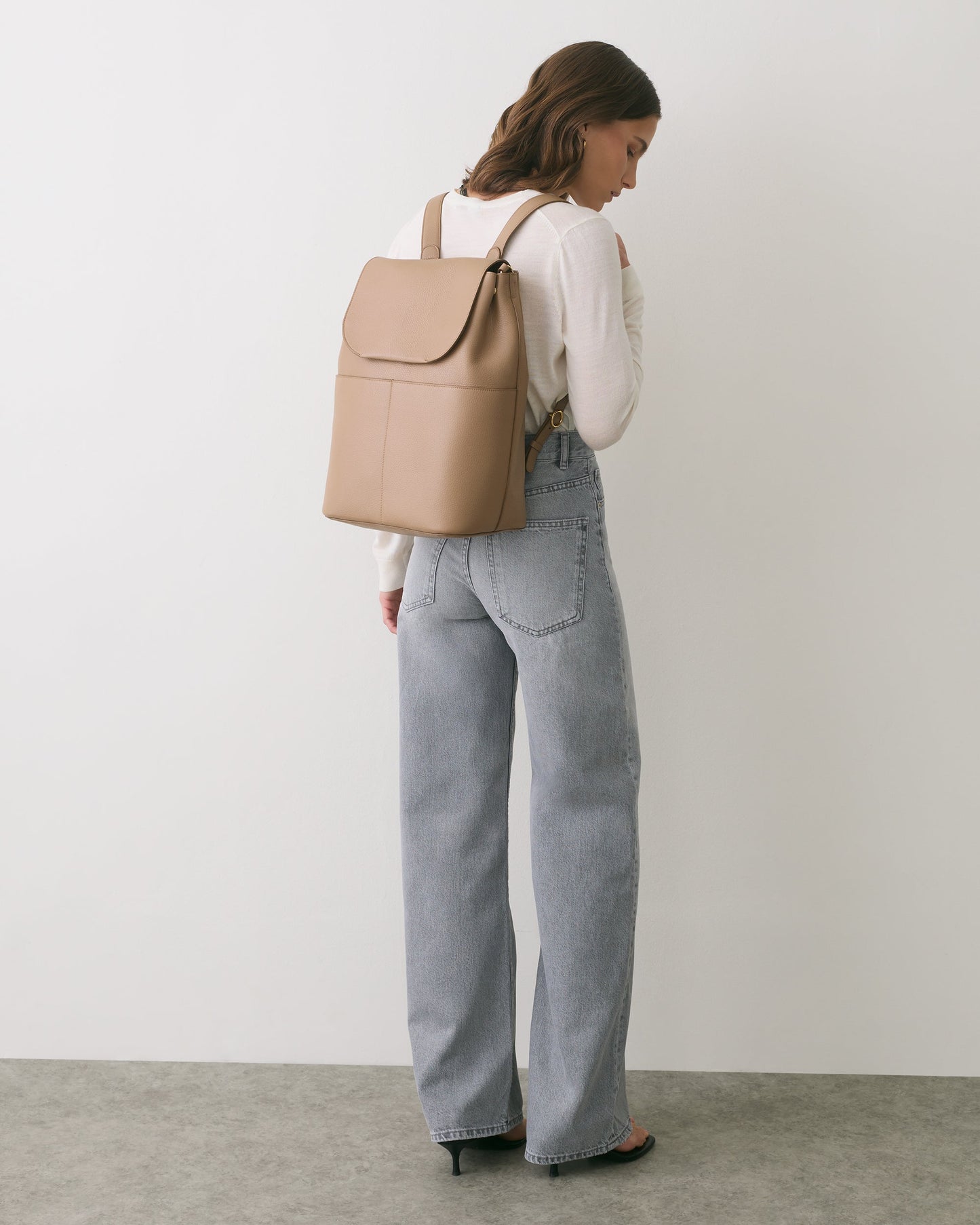 Leather Backpack 16-inch
