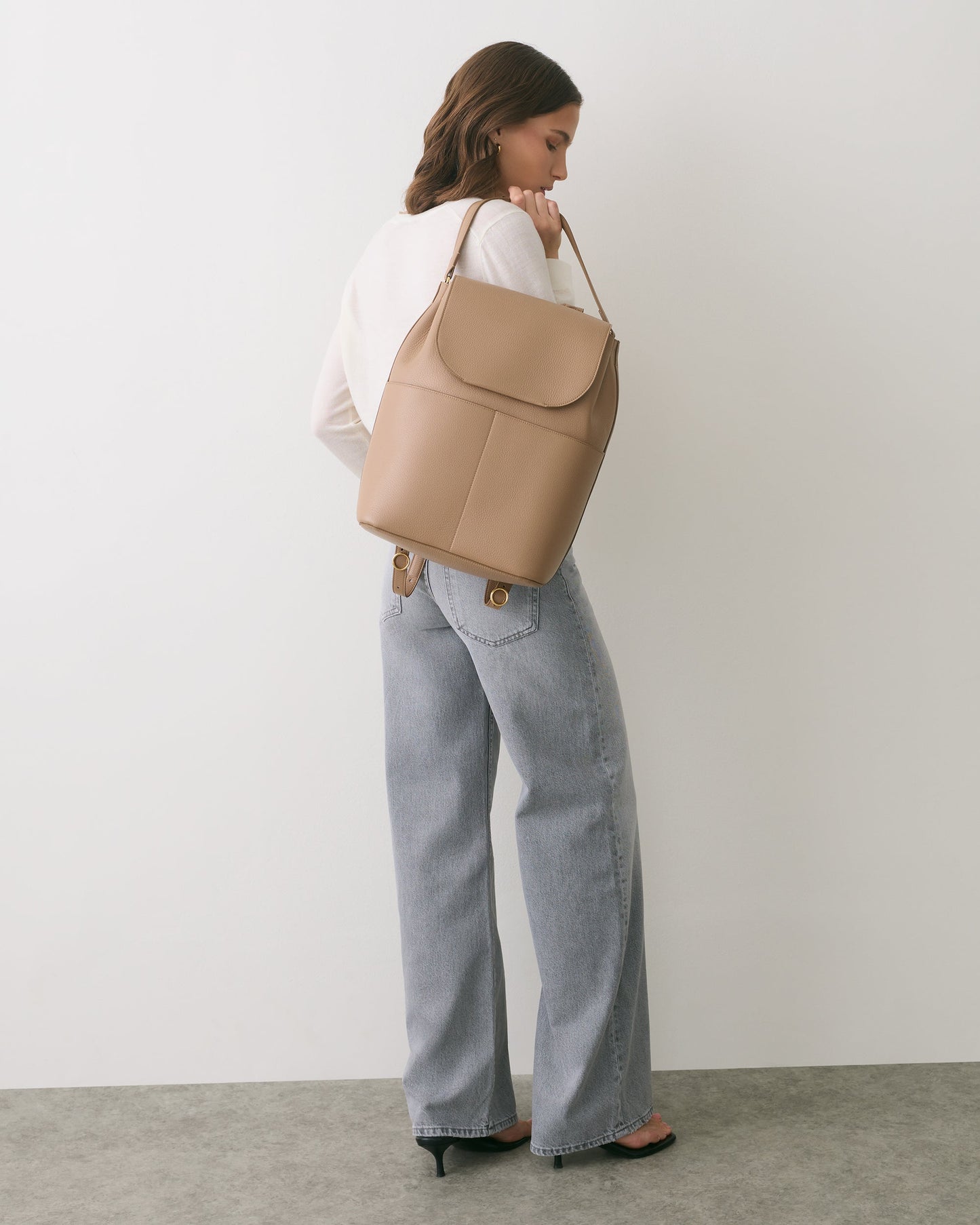 Leather Backpack 16-inch