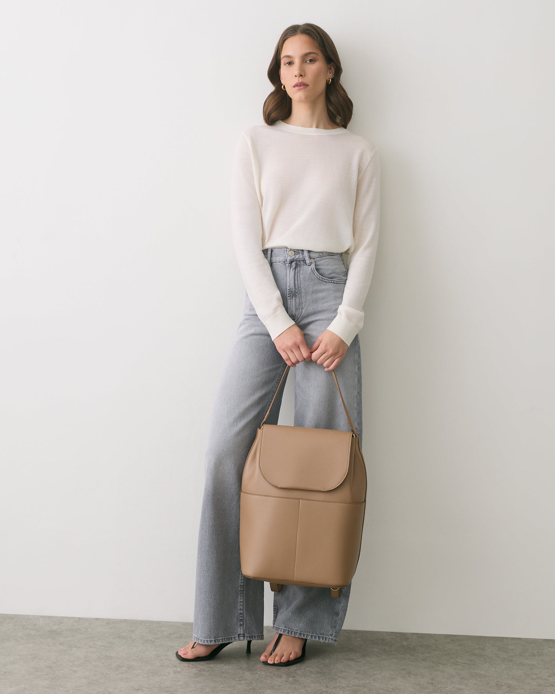 Leather Backpack 16-inch