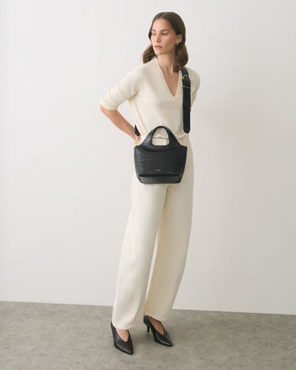 Mini System Tote (Croco)