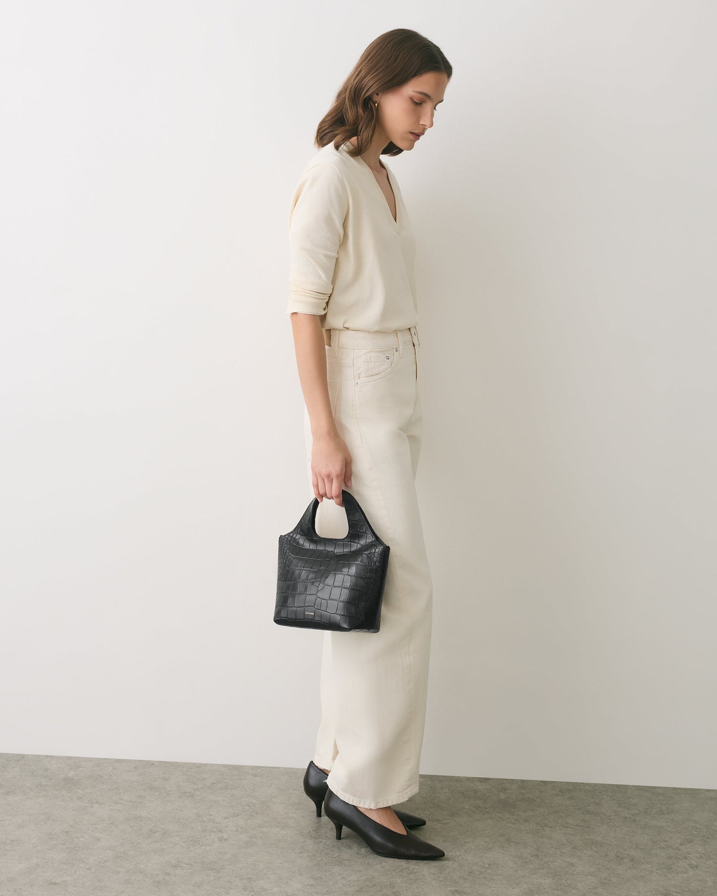 Mini System Tote (Croco)