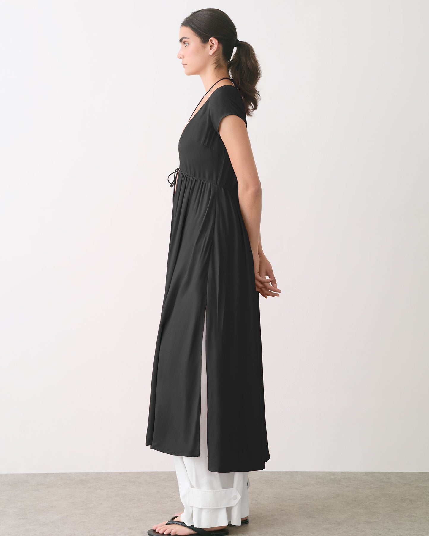 Tencel Tie Front Cover Up