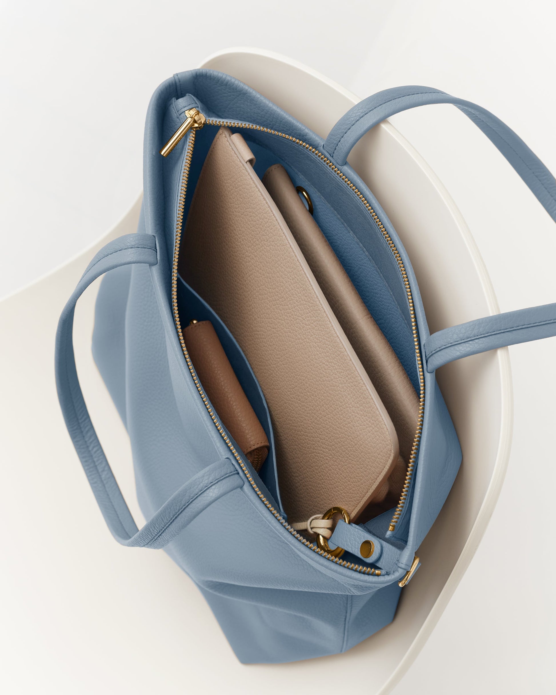 Tall Easy Zipper Tote