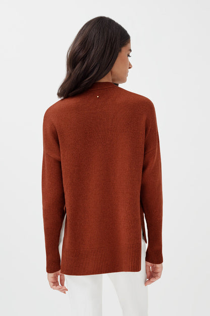 Recycled Cashmere Soft Wrap Sweater
