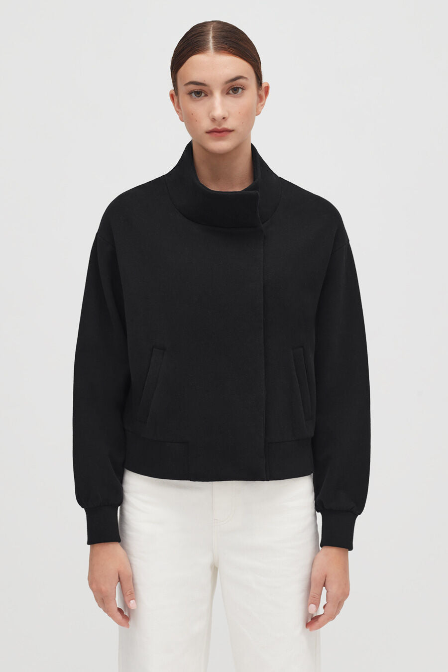 Fleece Funnel Neck Jacket