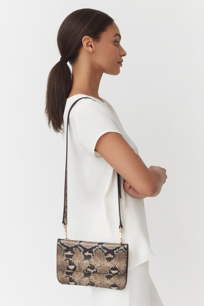 System Flap Bag (Snake)