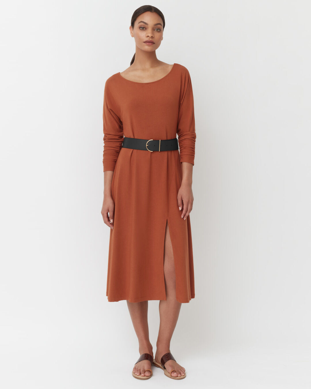 Wide Leather Belt