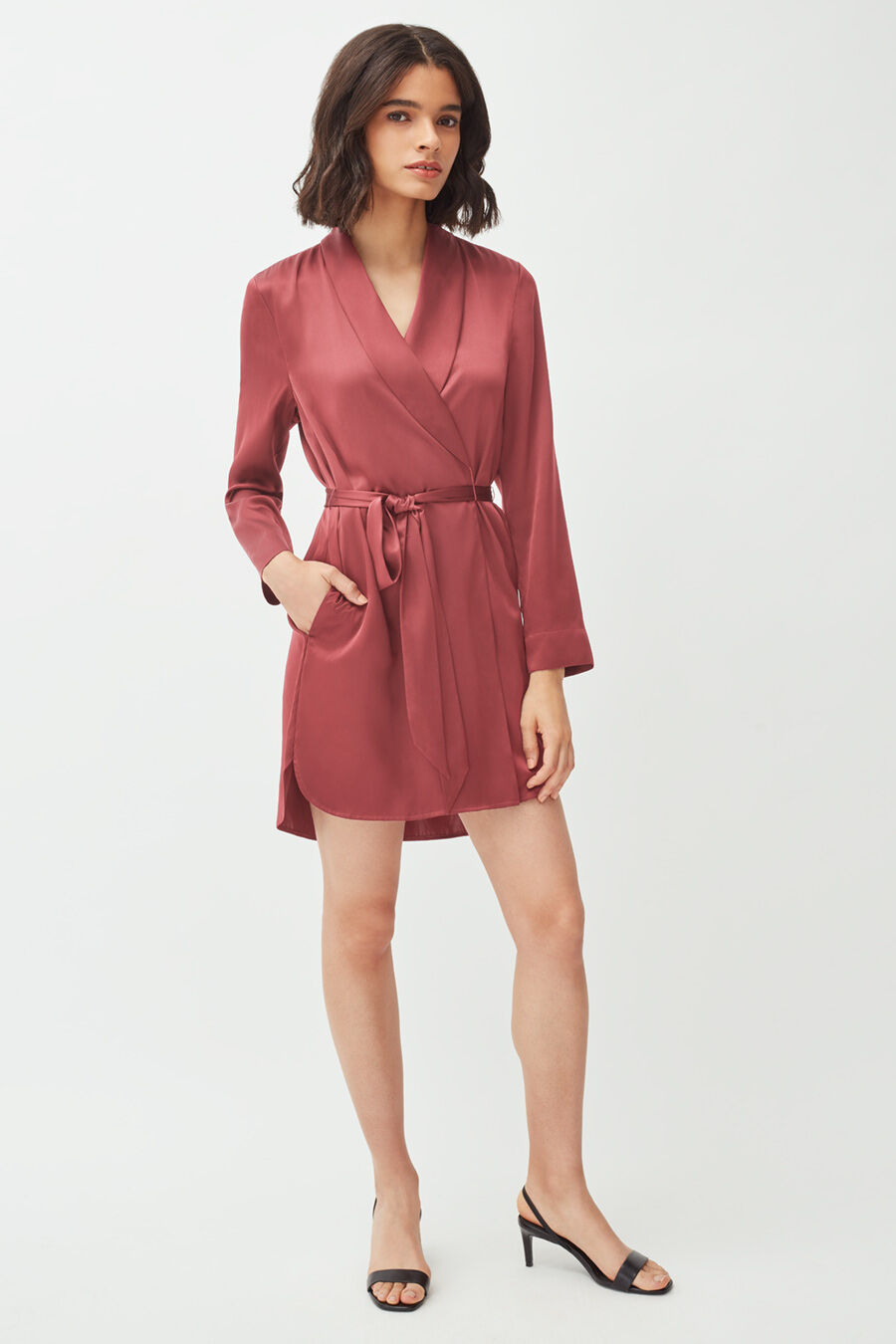 Washable Charmeuse Robe