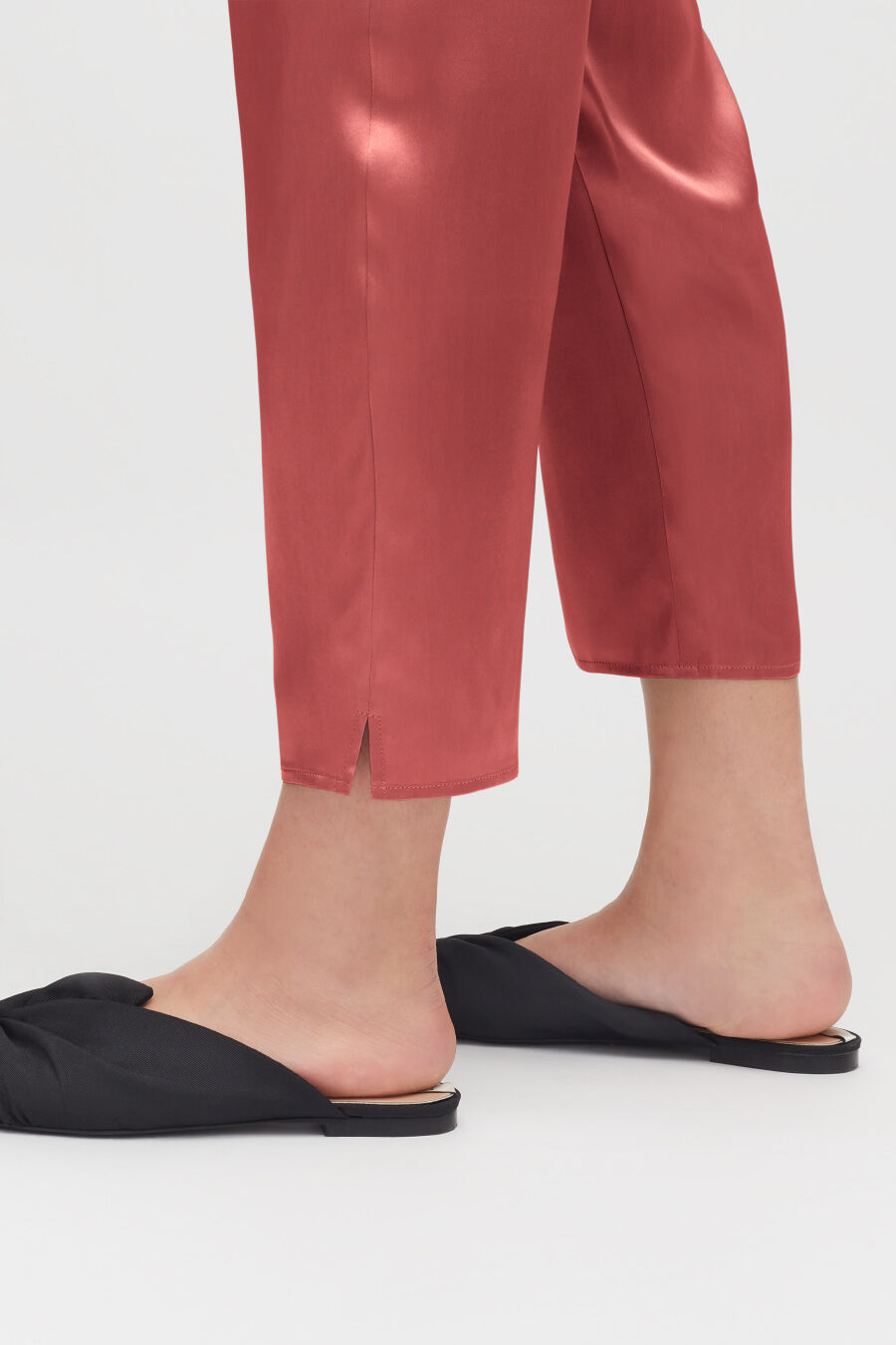 Washable Charmeuse Tapered Pant