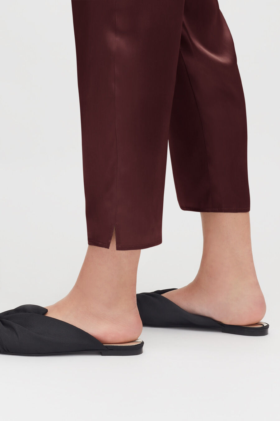 Washable Charmeuse Tapered Pant