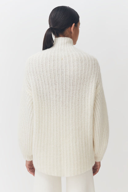 Alpaca Wool Turtleneck Sweater