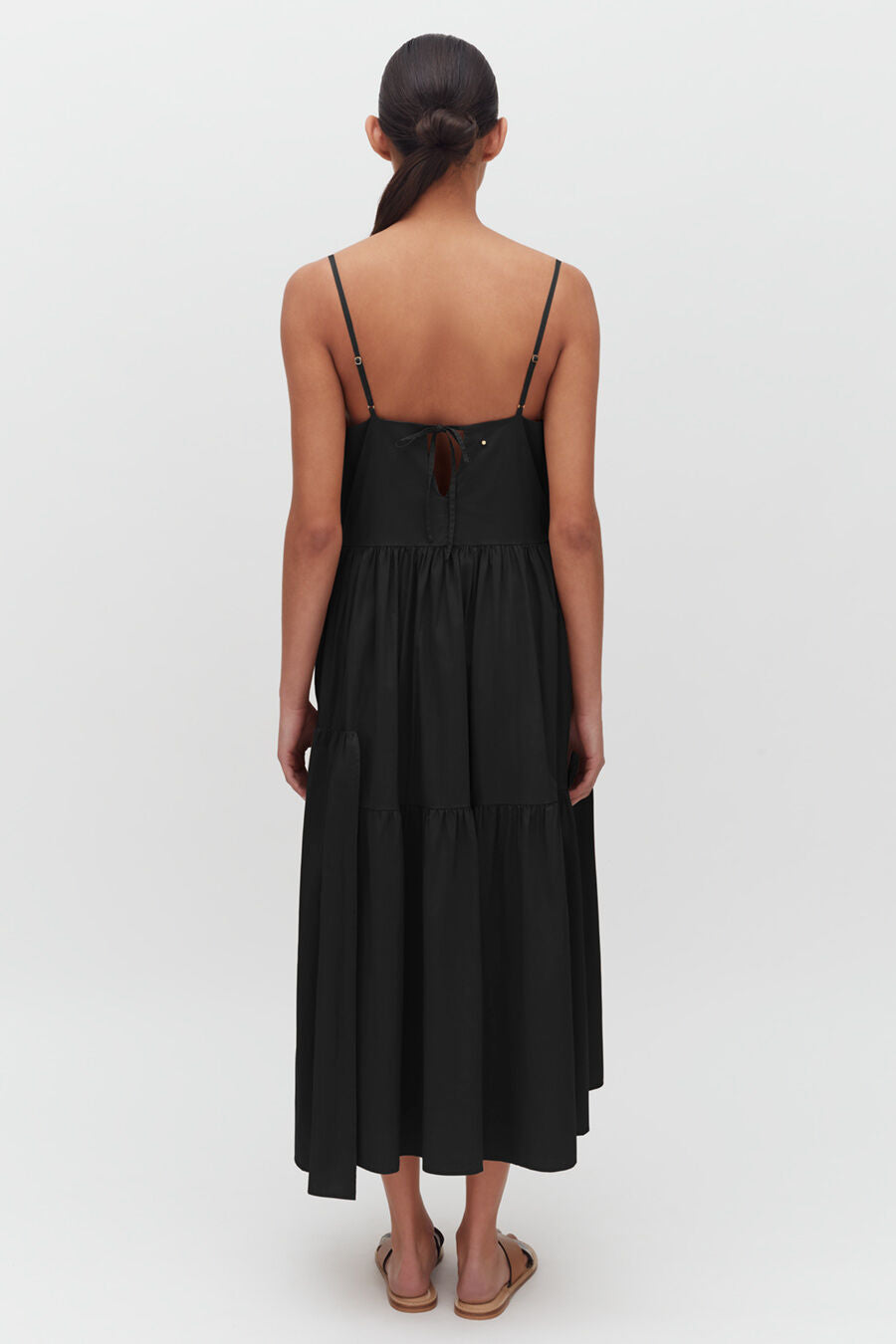 Poplin Tiered Dress