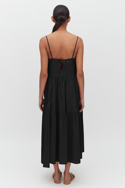 Poplin Tiered Dress