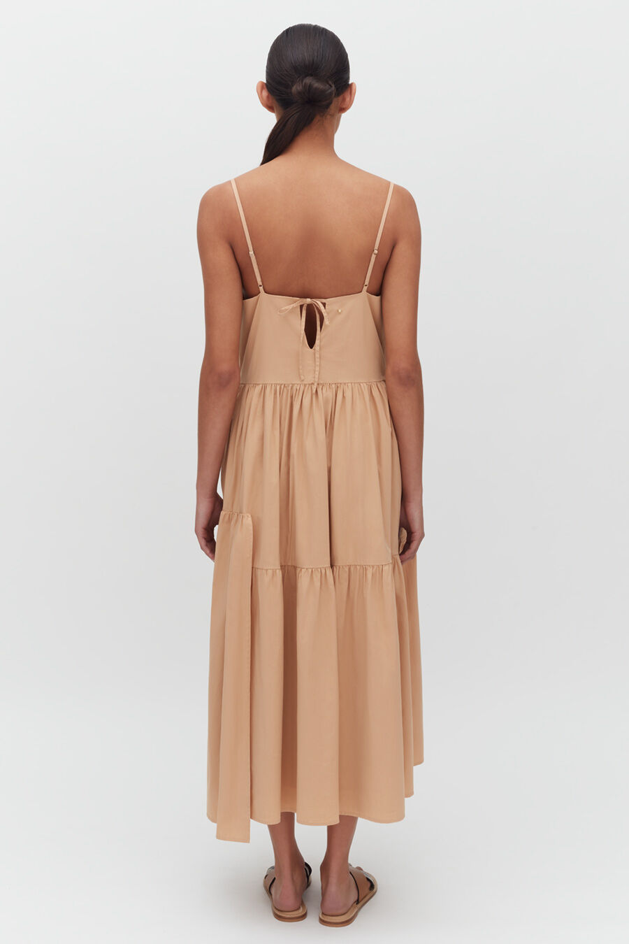 Poplin Tiered Dress