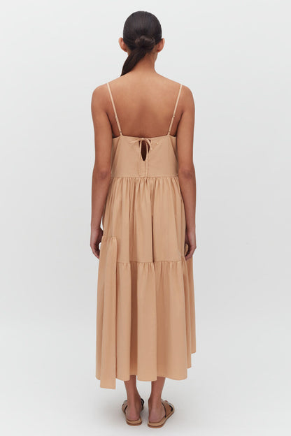 Poplin Tiered Dress