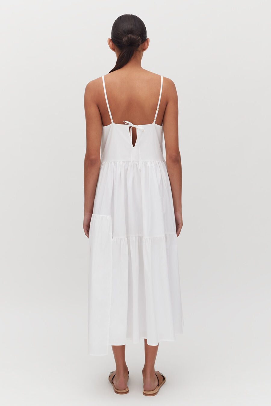 Poplin Tiered Dress
