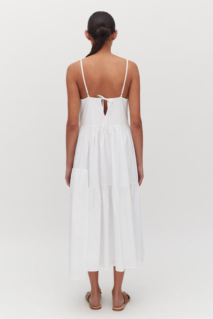 Poplin Tiered Dress