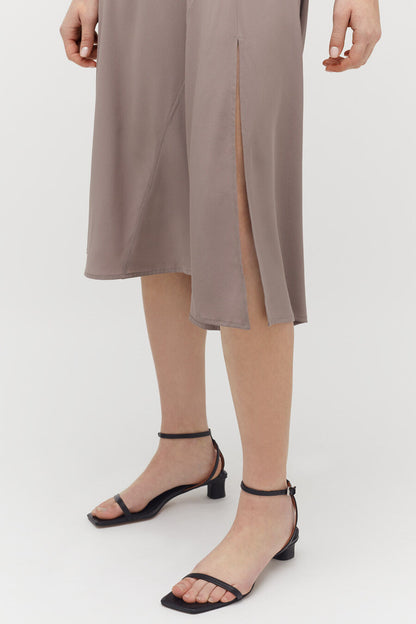 Silk Asymmetrical Skirt