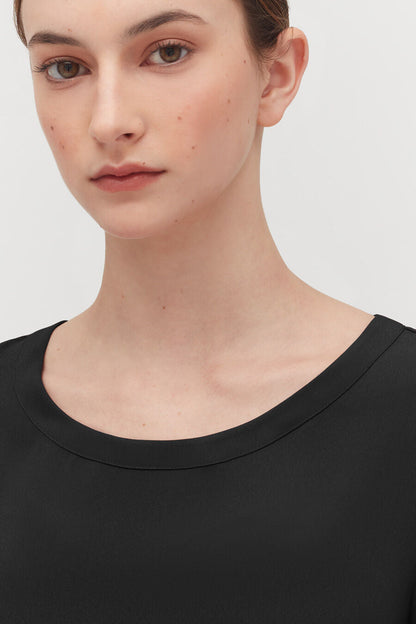 Silk High-Low Tee