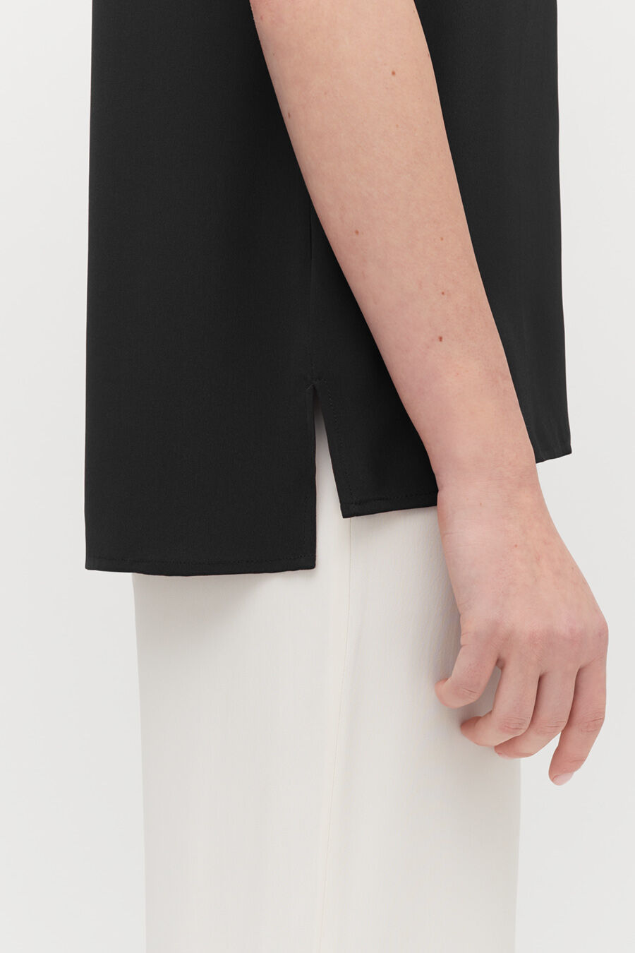 Silk High-Low Tee