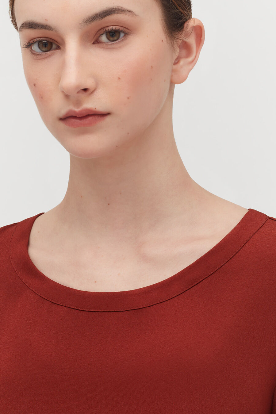 Silk High-Low Tee