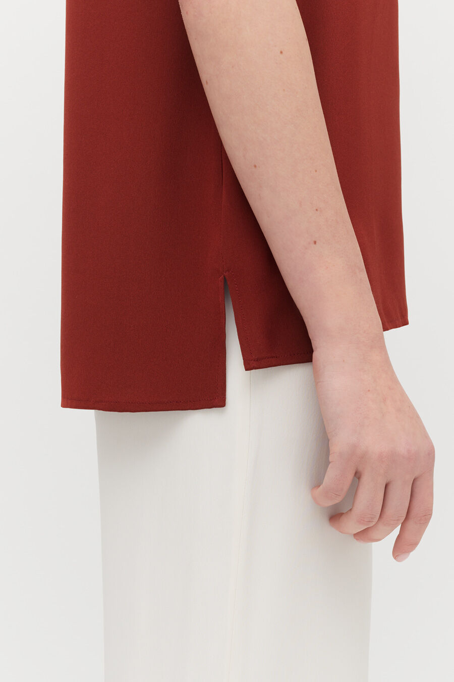 Silk High-Low Tee
