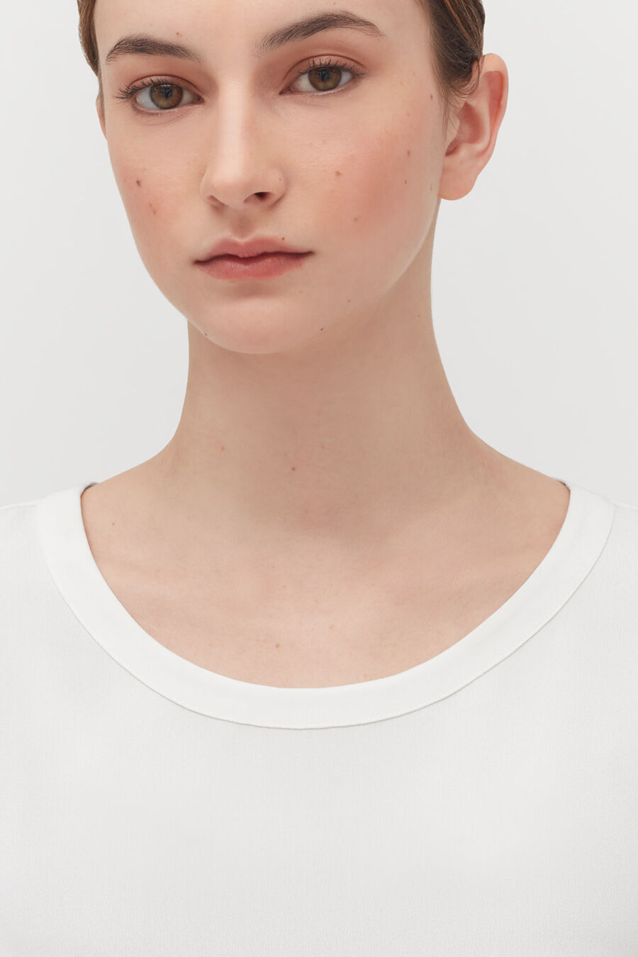 Silk High-Low Tee