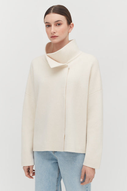 Wool Cashmere Short Jacket
