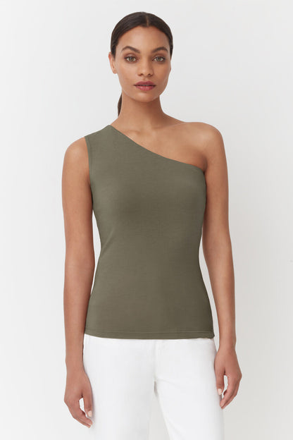 Slim One Shoulder Top (Earlier Version)